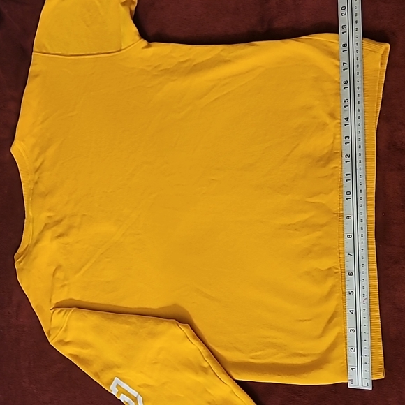 Pink VS mustard yellow sweatshirt, extra small - Picture 4 of 4